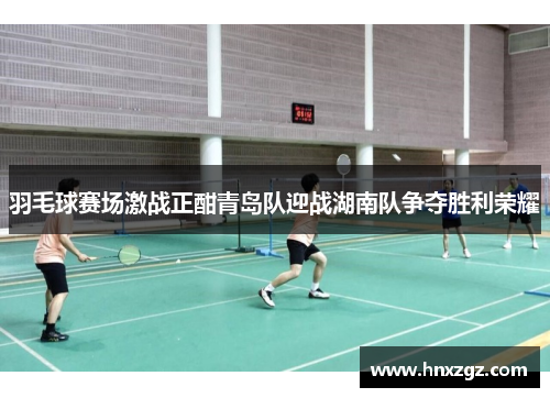 羽毛球赛场激战正酣青岛队迎战湖南队争夺胜利荣耀